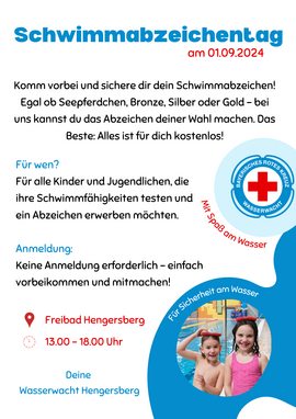 Banner Schwimmabzeichentag