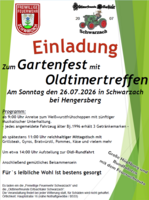 Logo Gartenfest mit Oldtimertreffen der FFW Schwarzach