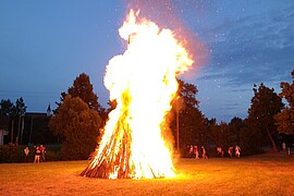 Banner Sonnwendfeuer FF Schwarzach