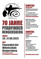 Logo 70 Jahre Pfadfinder Hengersberg
