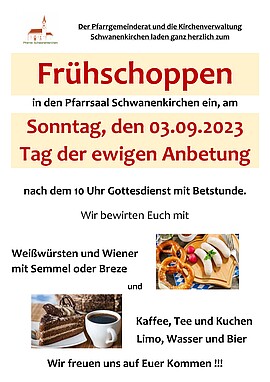 Banner Frühschoppen